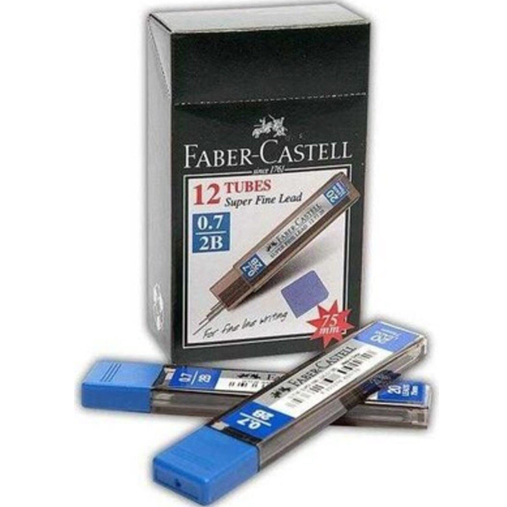 Faber-Castell Min Süper Fine Lead 2B 75 Mm 0.7 Mm 5090127720 - 12'li Paket