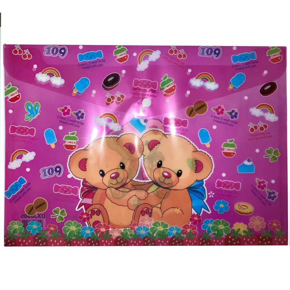 Bafix Çıtçıtlı Dosya Desenli Dxj8605-8603-8607-8606-8608 - 12'li Paket