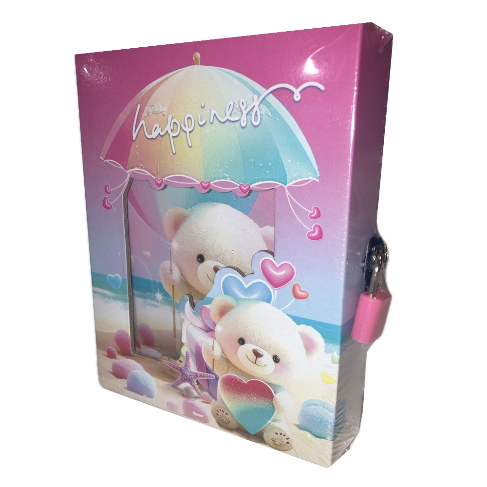 Bafix Hatıra Defteri Kilitli Karışık Desen Yh64K-Krş