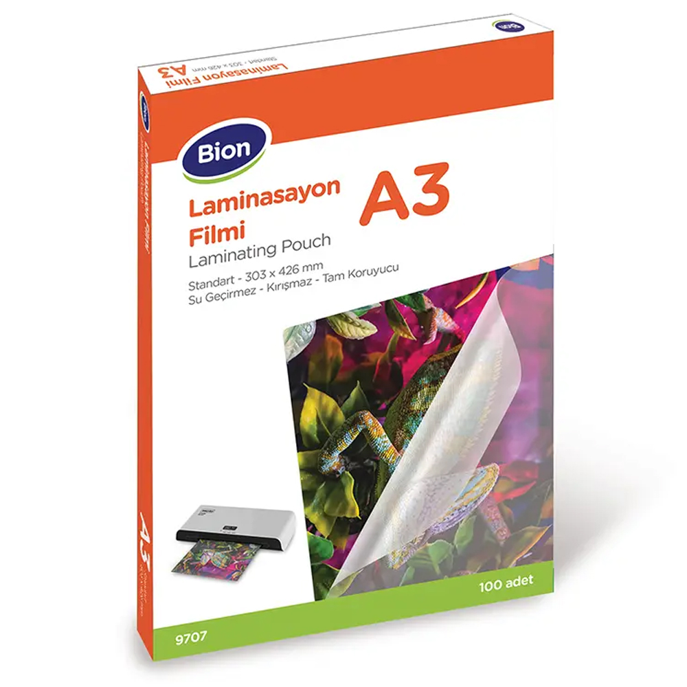 BİON LAMİNASYON FİLMİ A3 9707