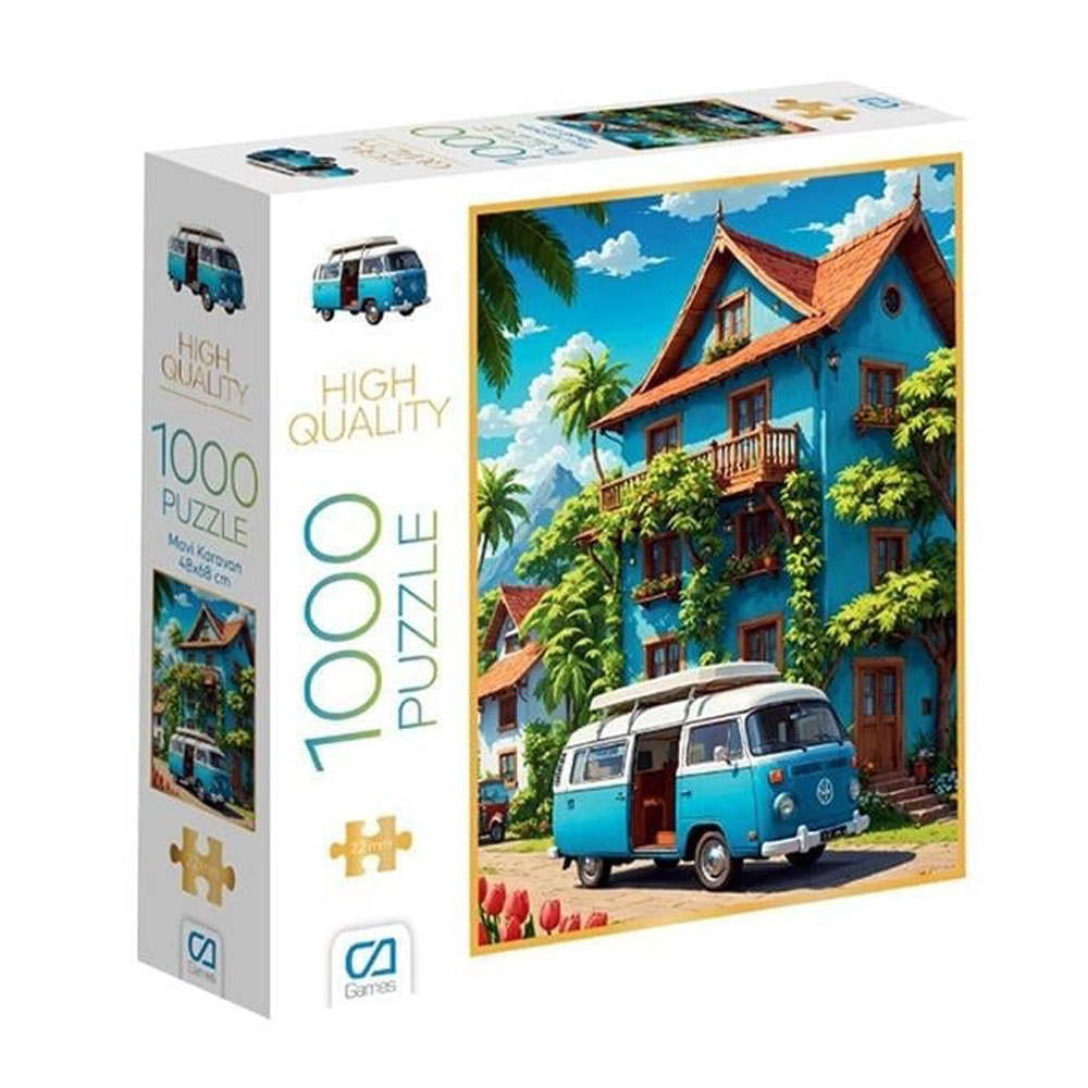 CA GAMES PUZZLE 1000 MAVİ KARAVAN CA1000-7054