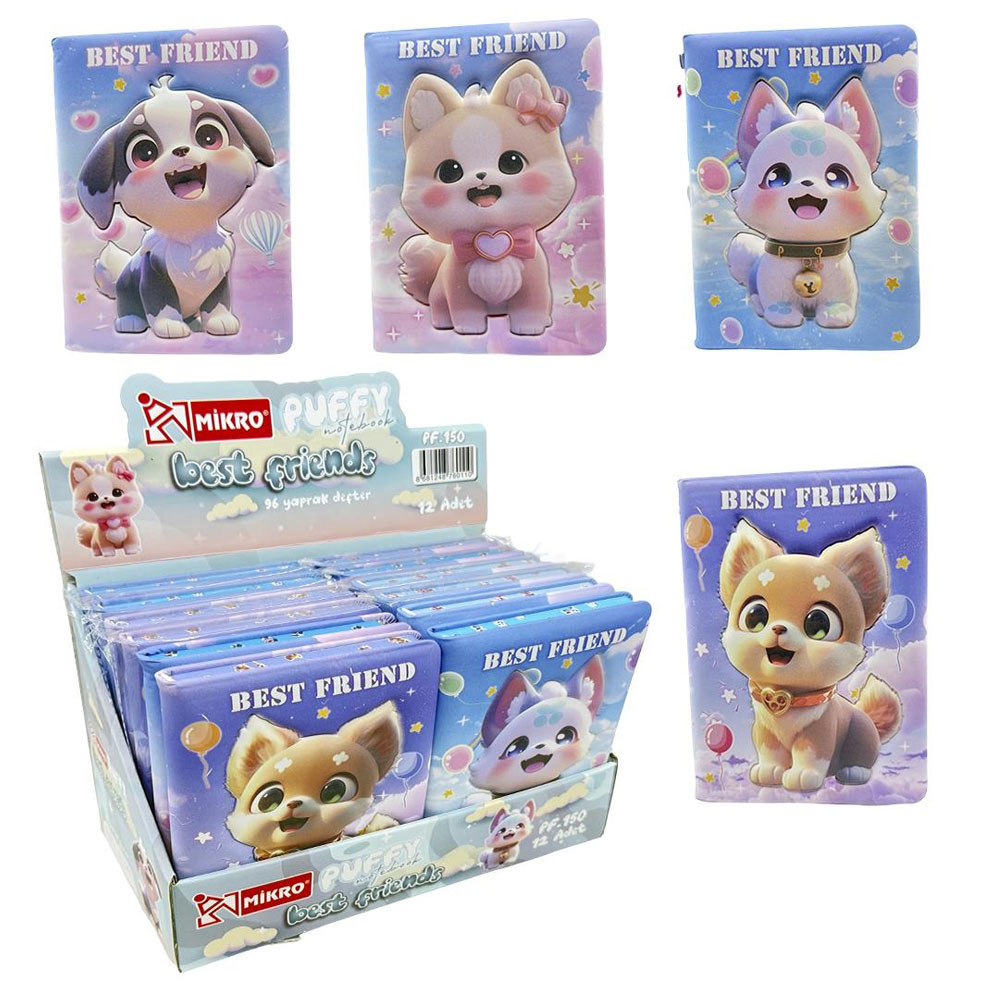 MİKRO NOT DEFTERİ PUFFY BEST FRİENDS PF-150