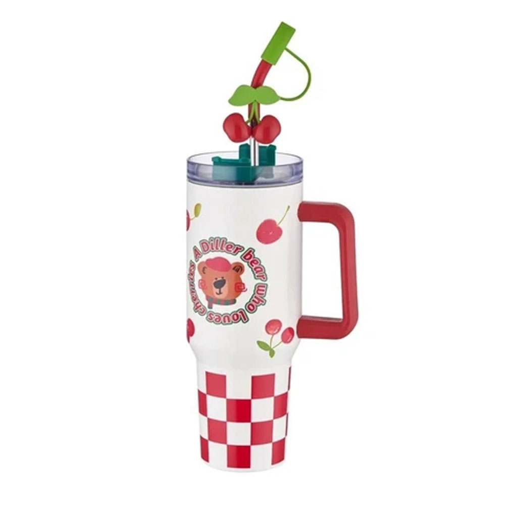 DİLLER MATARA ÇELİK TERMOS KİRAZ 1200 ML D9221