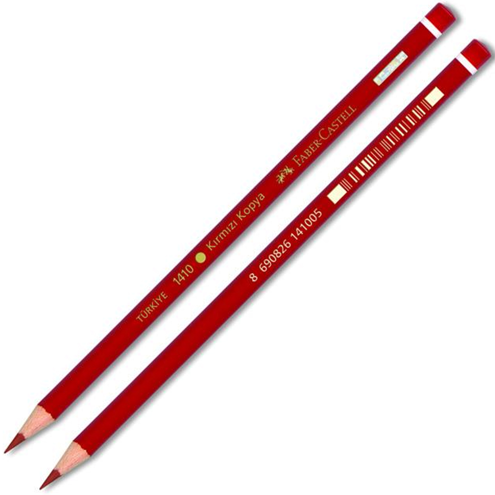 Faber-Castell Kopya Kalemi Kırmızı 113 1410000 - 12'li Paket