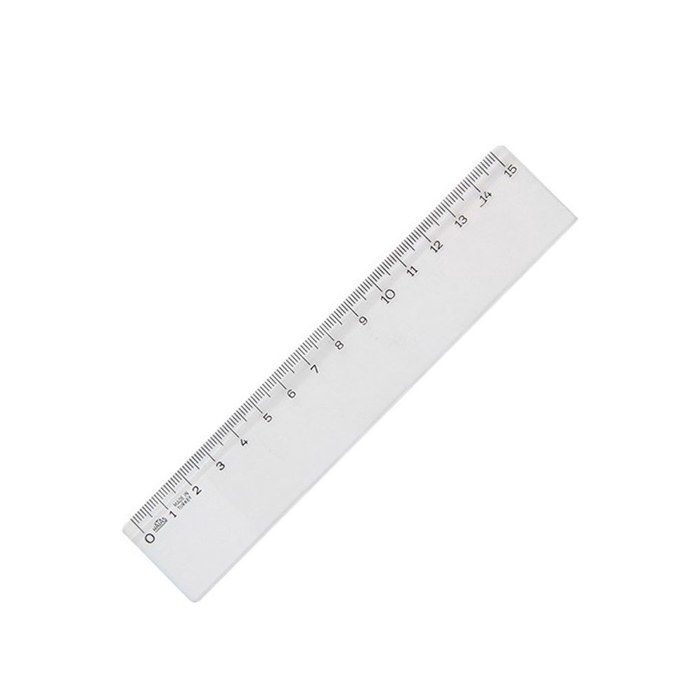 HATAS GENİŞ PLASTİK BÜRO CETVELİ 15 CM 00140