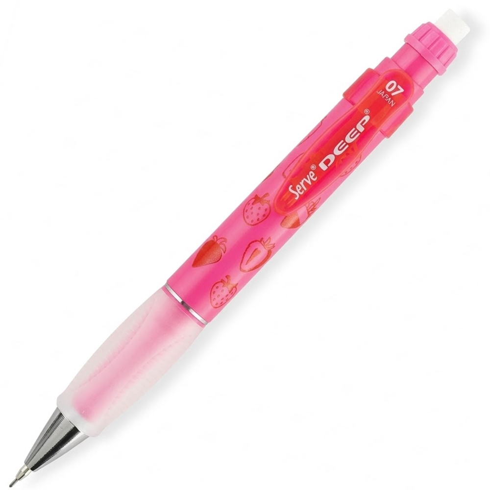 SERVE VERSATİL KALEM DEEP 0.7 MM FOSFORLU PEMBE ÇİLEK SV-DEEP-07-DFPMB