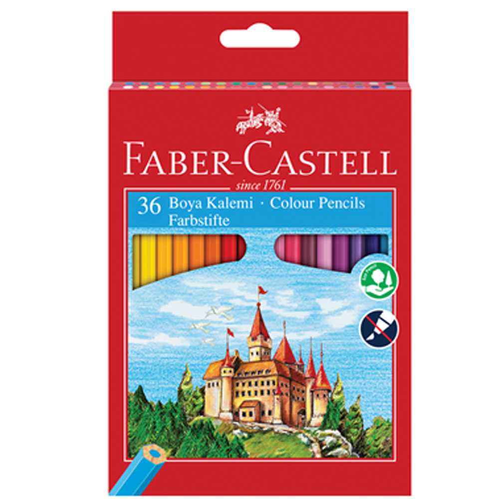 Faber-Castell Kuru Boya Karton 36 Lı 5171 00001 - 4'lü Paket