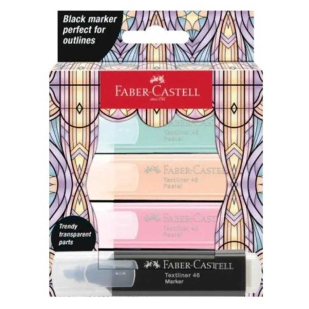 Faber-Castell Fosforlu Kalem Glassy Pastel 10x4 Sta