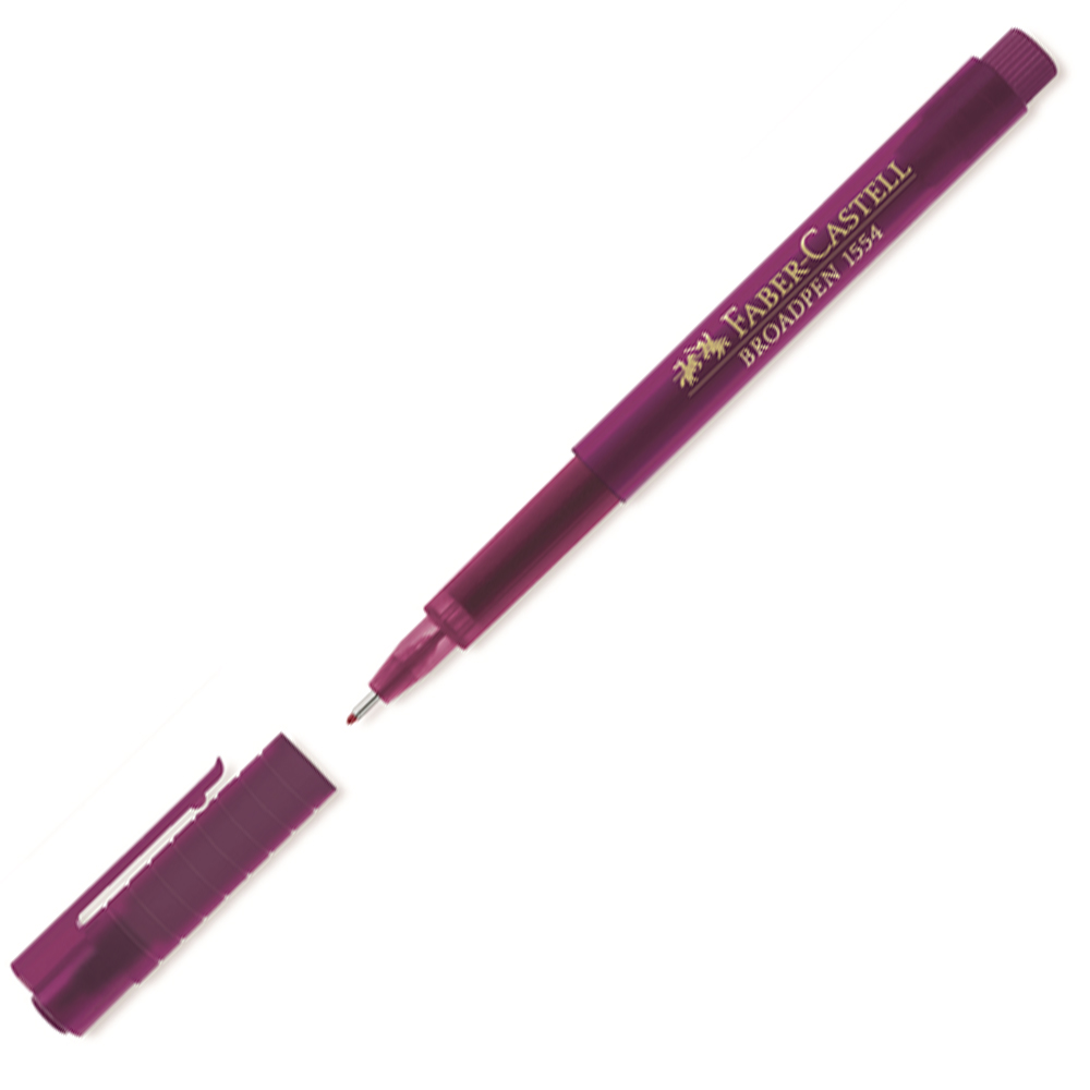 Faber-Castell Broadpen Magenta 10 Lu - 10'lu Paket
