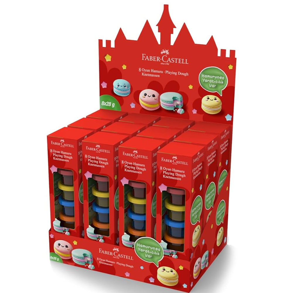 Faber Castell Oyun Hamuru Makaron 12X224Gr 5170000046000