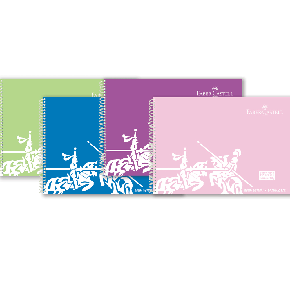 Faber-Castell Resim Defteri Plastik Kapak 35X50 Cm 30 Yp - 12'li Paket