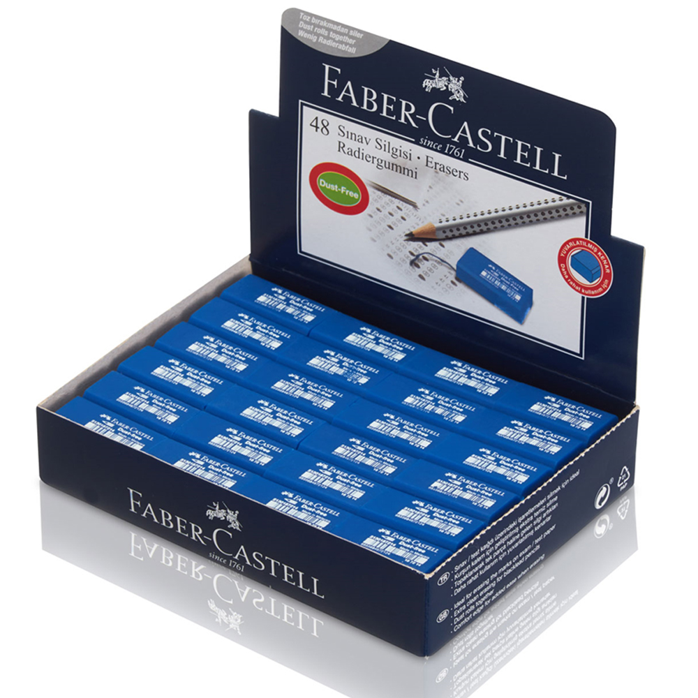 Faber-Castell Sınav Silgisi 48 Li 5130187214 - 48'li Paket