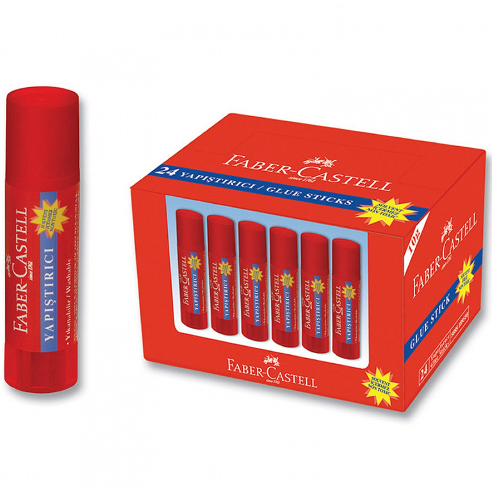 Faber-Castell Stick Yapıştırıcı 10 Gr 5088 179510 - 24'lü Paket