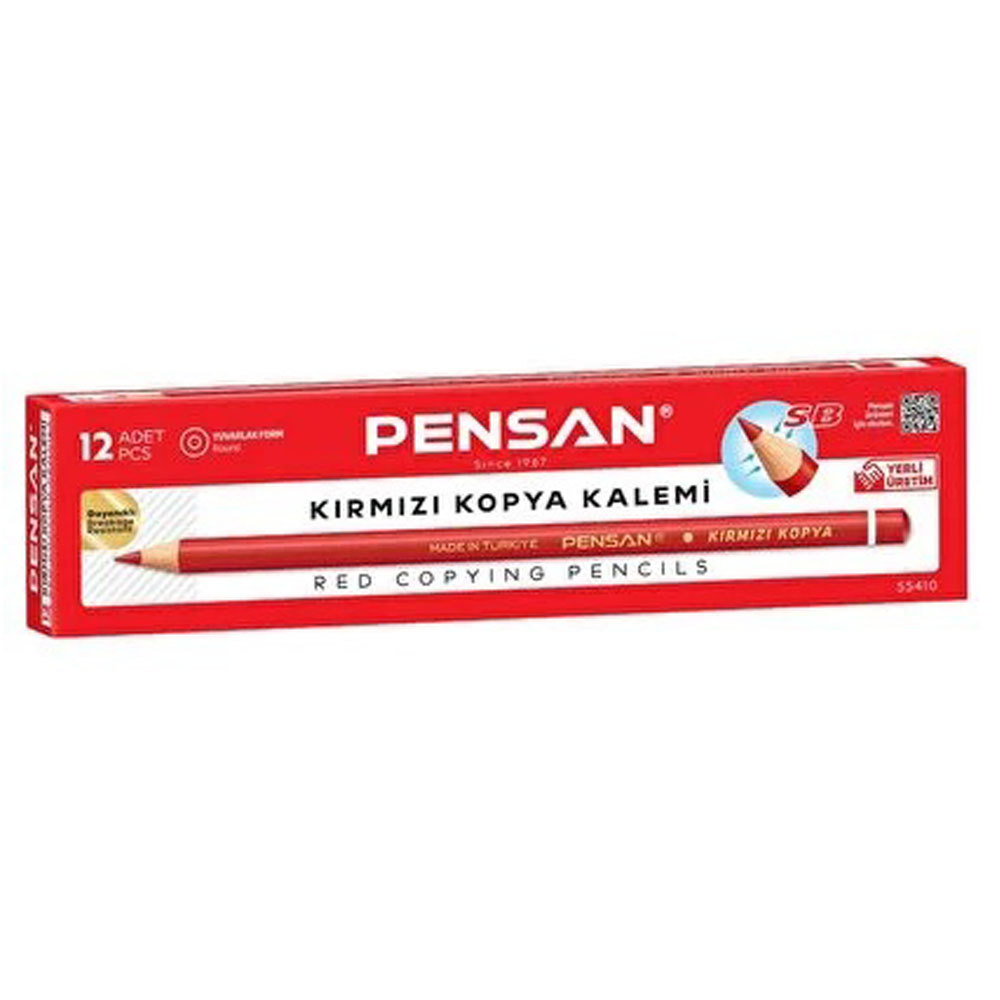 PENSAN KOPYA KALEMİ KIRMIZI