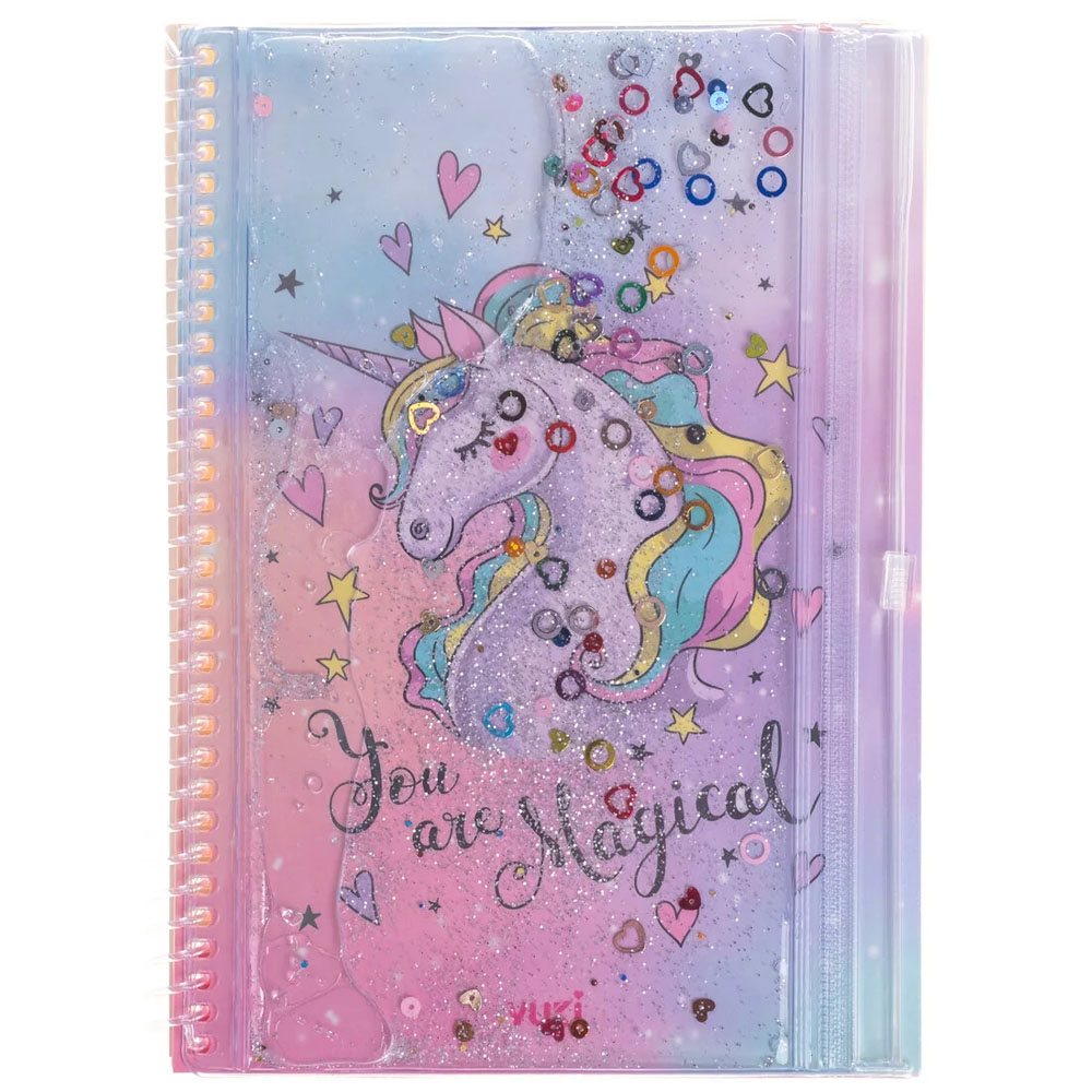 VUKİ SULU ÇANTALI DEFTER A5 UNİCORN 2/S