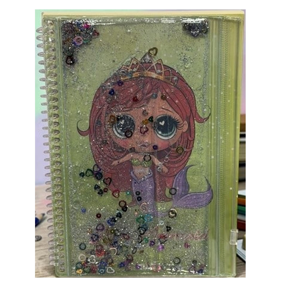 VUKİ SULU ÇANTALI DEFTER A5 DENİZKIZI 2/S