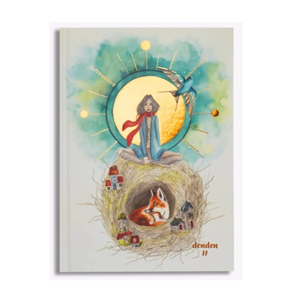 DENDEN SERT KAPAKLI DEFTER AYLA ACET YALDIZ SERİ YUVA 17X24