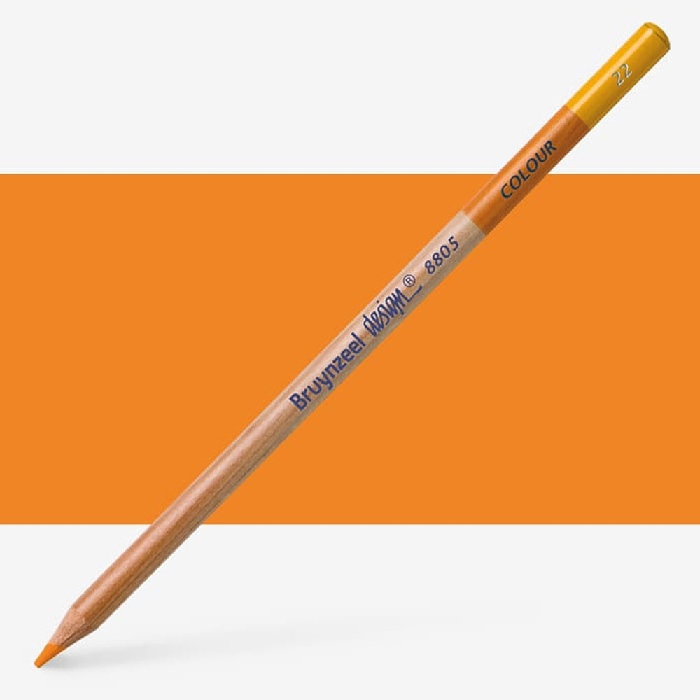 BRUYNZEEL DESİGN COLOUR PENCİL DARK YELLOW DESİGN PENCİLS
