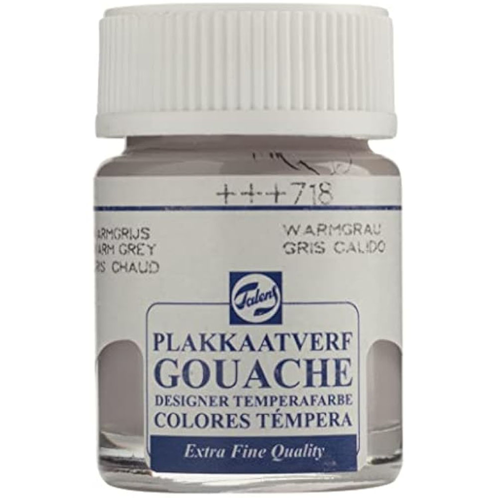TALENS GOUACHE EXTRA FİNE QUALİTY BOTTLE 16 ML WARM GREY 718