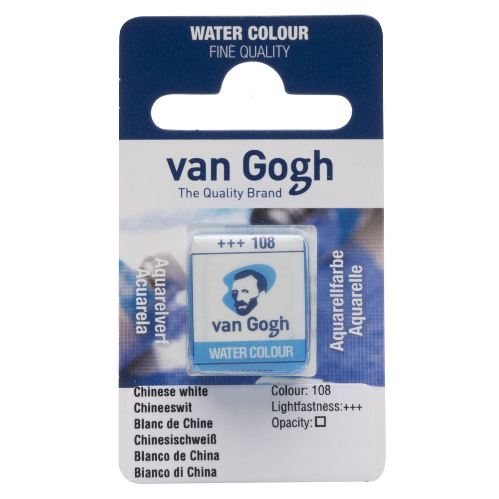VAN GOGH WATERCOLOUR PAN CHİNESE WHİTE 108