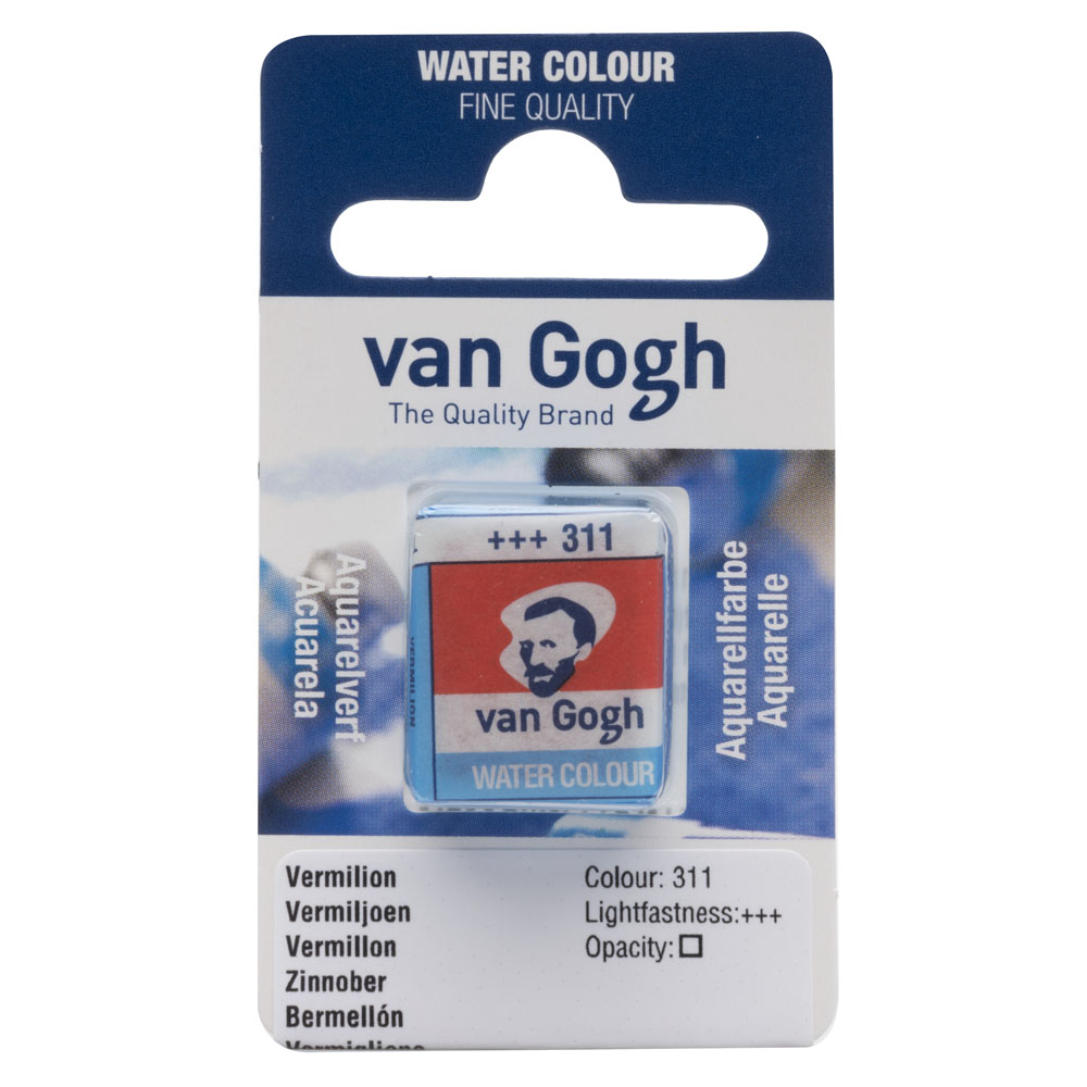 VAN GOGH WATERCOLOUR PAN VERMİLİON 311