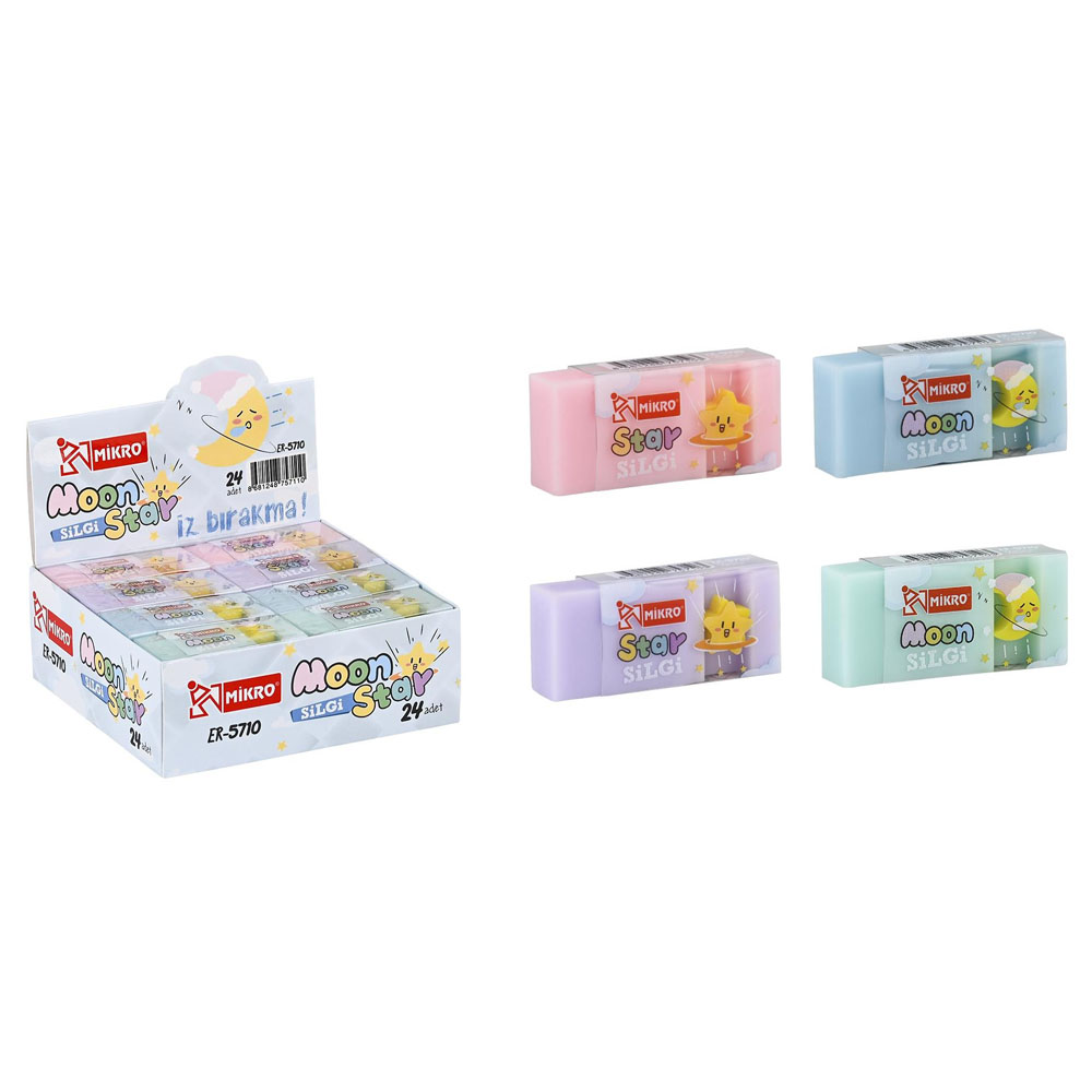 MİKRO SİLGİ PASTEL STAR ER-5710
