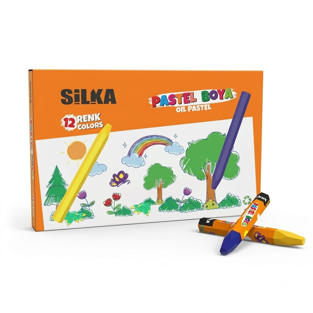 SİLKA PASTEL BOYA 12 RENK P.HS12-12
