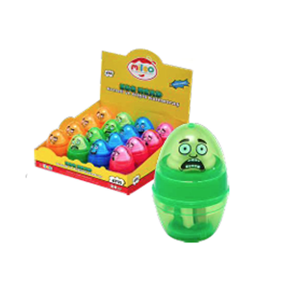 MİLEO EGG HEAD HAZNELİ VE SİLGİLİ KALEMTIRAŞ 6751