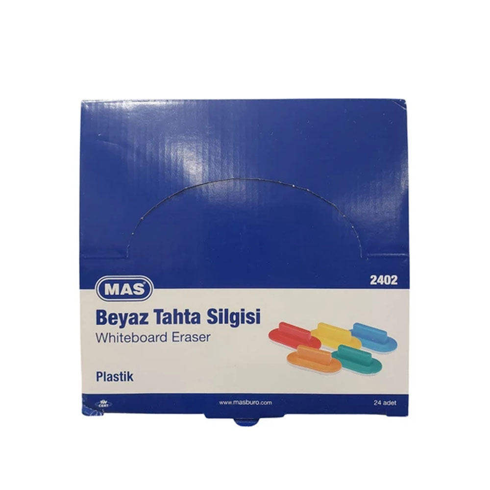 MAS TAHTA SİLGİSİ KARIŞIK KUTU 24 LÜ 2402