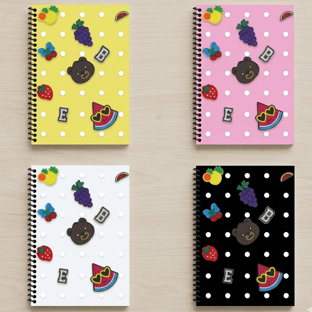 KESKİN COLOR PLASTİK KAPAK SPİRALLİ FUN DEFTER A5 80 YP.ÇİZ.