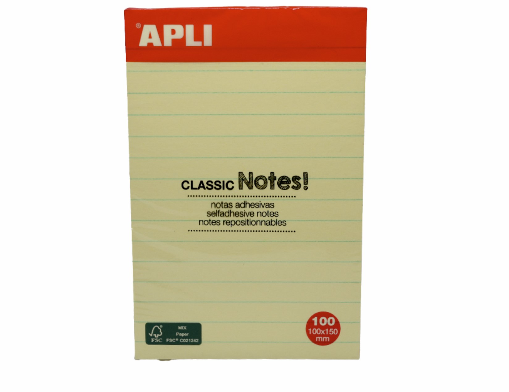 Apli Yapışkanlı Not Kağıdı 100X150 13370