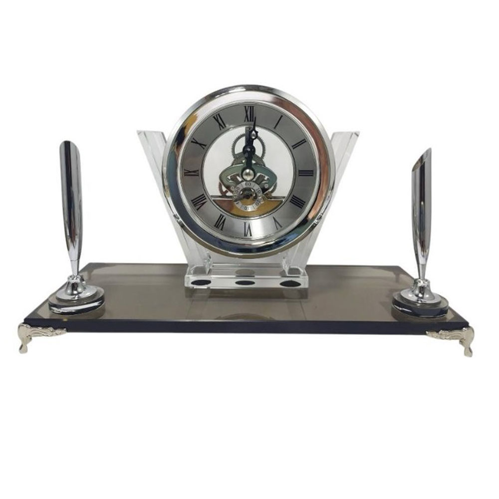 KRİSTAL MASA SETİ BÜYÜK SAAT NO:431