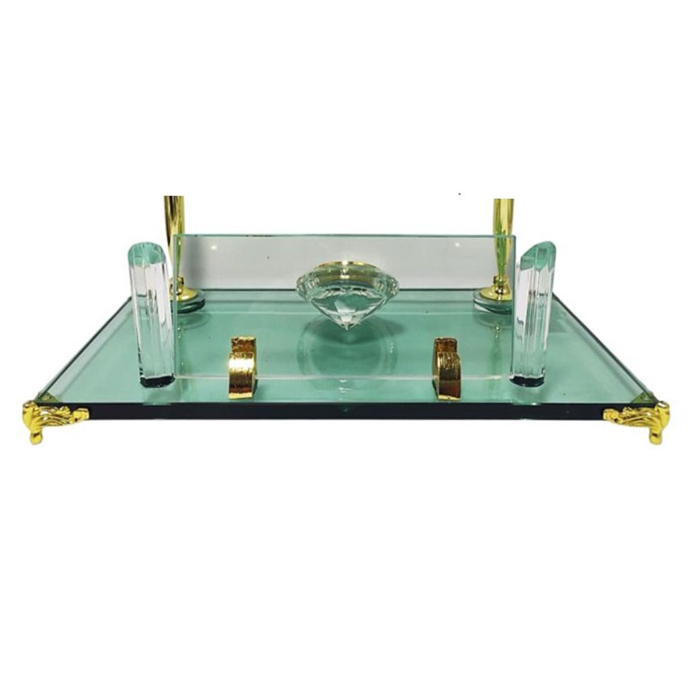 KRİSTAL MASA SETİ ALTIN NO:438