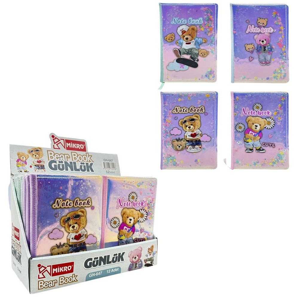 MİKRO GÜNLÜK DEFTER BEAR BOOK GN-647