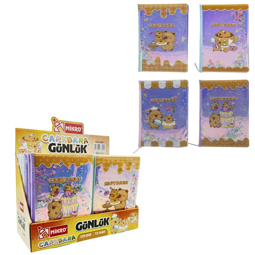 MİKRO GÜNLÜK DEFTER CAPYBARA SCALY GN-646