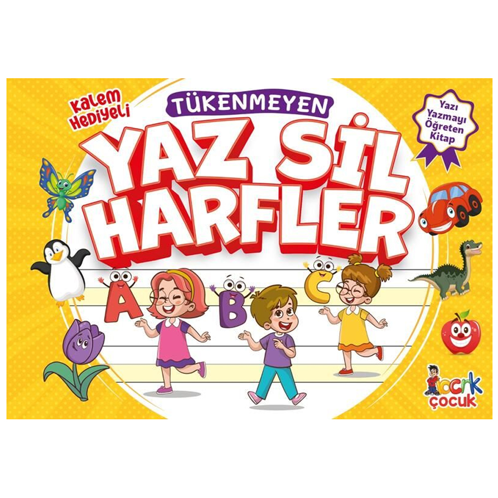 TÜKENMEYEN YAZ SİL HARFLER SPİRALLİ /BICIRIK