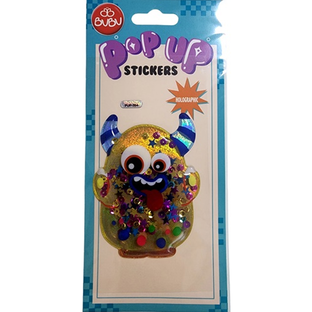 BU-BU STİCKERS POP UP BOYNUZLU MİNYON 20X9