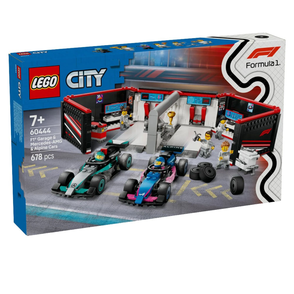 LEGO CİTY F1 GARAJ AMG VE ALPİNE