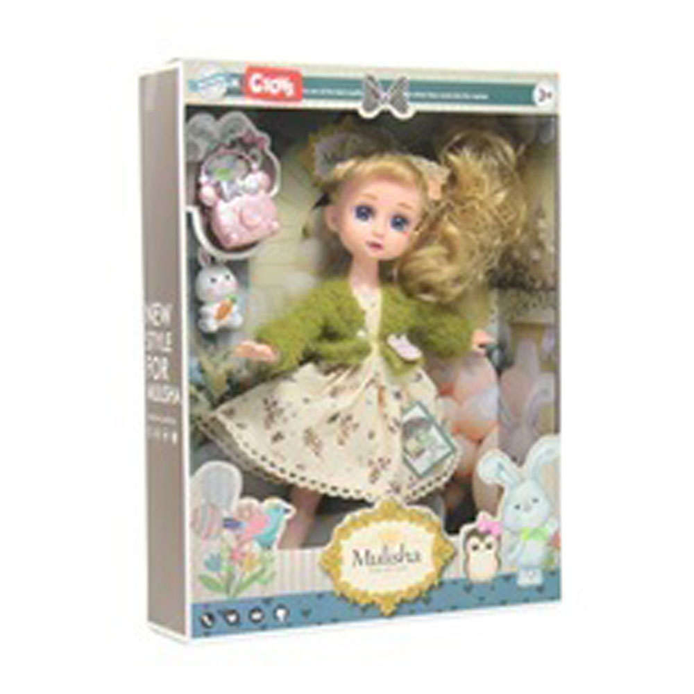 CTOY OYUNCAK MULİSHA KLASİK MODA AKSESUARLI OYUNCAK BEBEKCTOY-QJ171C