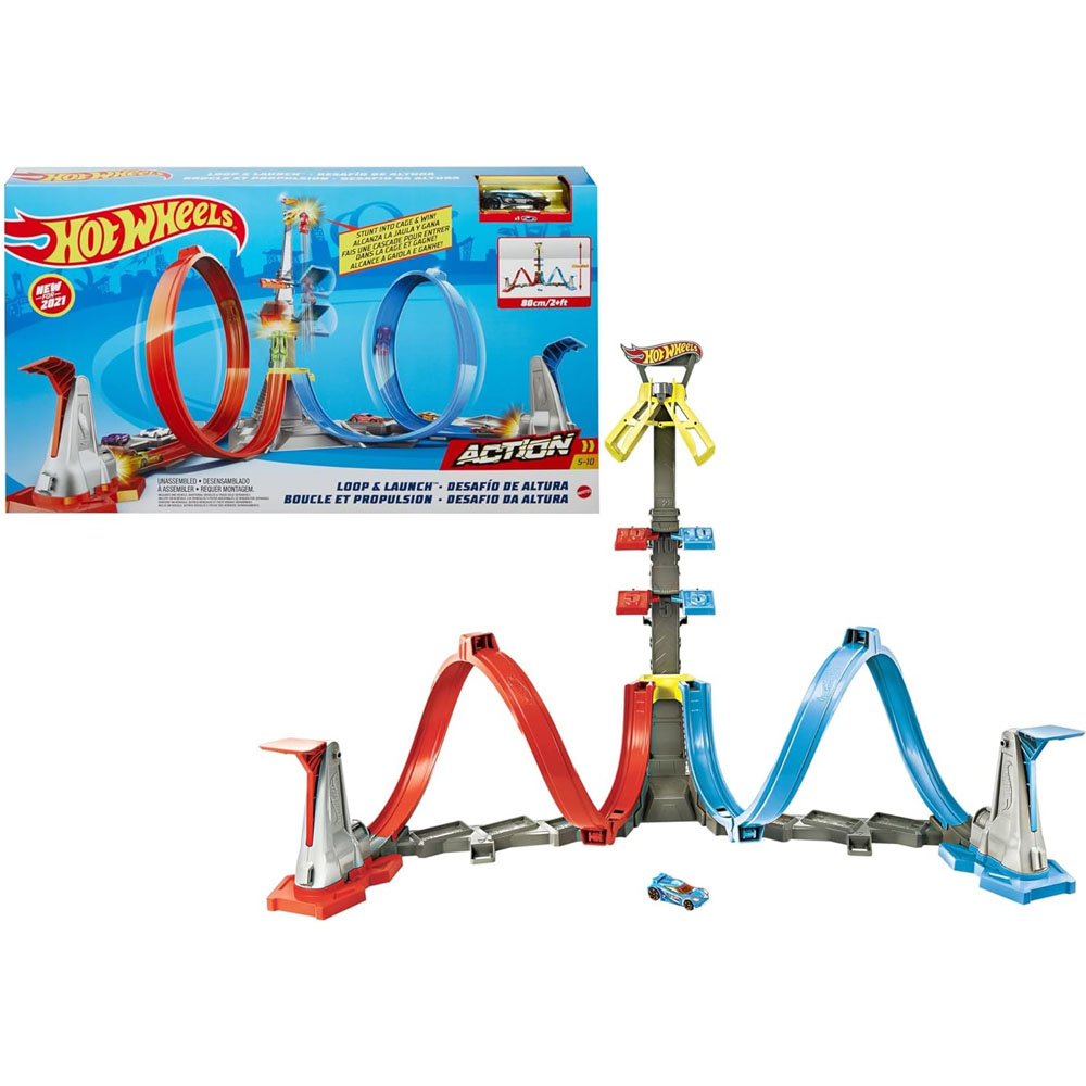 HOT WHEELS DİKEY UÇUŞ HEYECAN YARIŞ SETİ