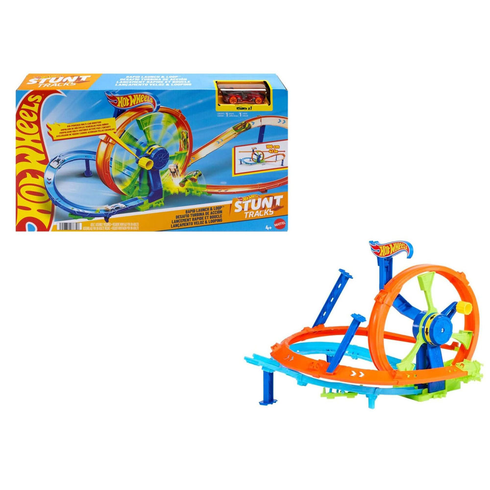 HOT WHEELS HIZLI FIRLATMA VE DÖNGÜ PARKURU OYUN SETİ