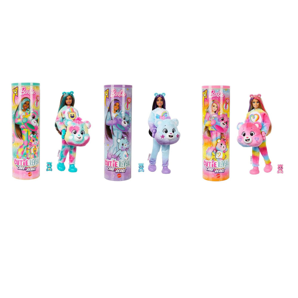 BARBİE LİCENSED CUTİE REVEAL X CARE BEARS SERİES 2 ASST.