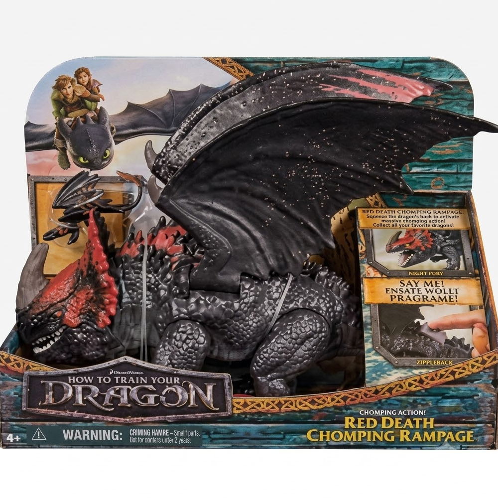 DRAGONS DREAMWORKS RED DEATH CHOMP FİLM FİGÜRÜ SPM-6072650