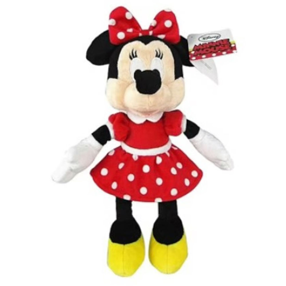 SUNMAN OYUNCAK MİNNİE KIRMIZI ELBİSELİ PELUŞ 25 CM