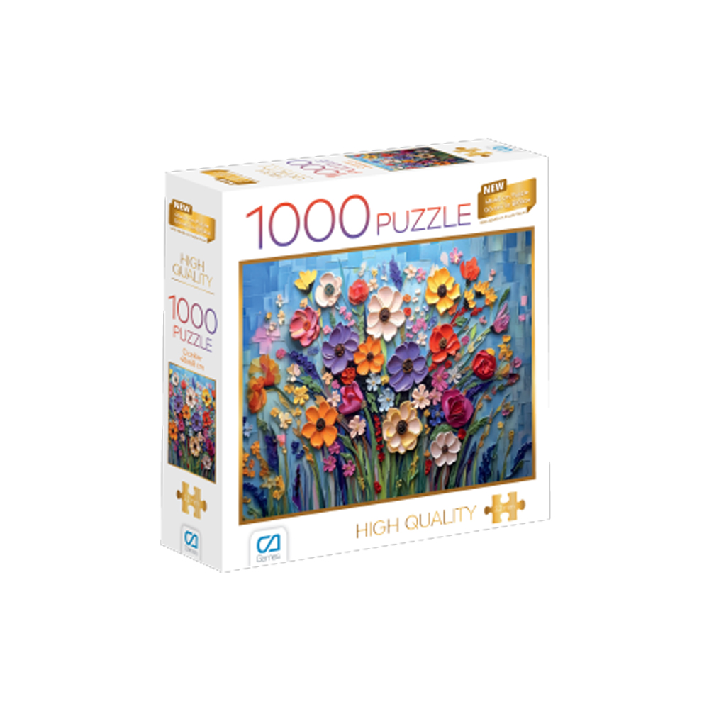 CA GAMES ÇİÇEKLER PUZZLE 1000 PARÇA CA1000-7086