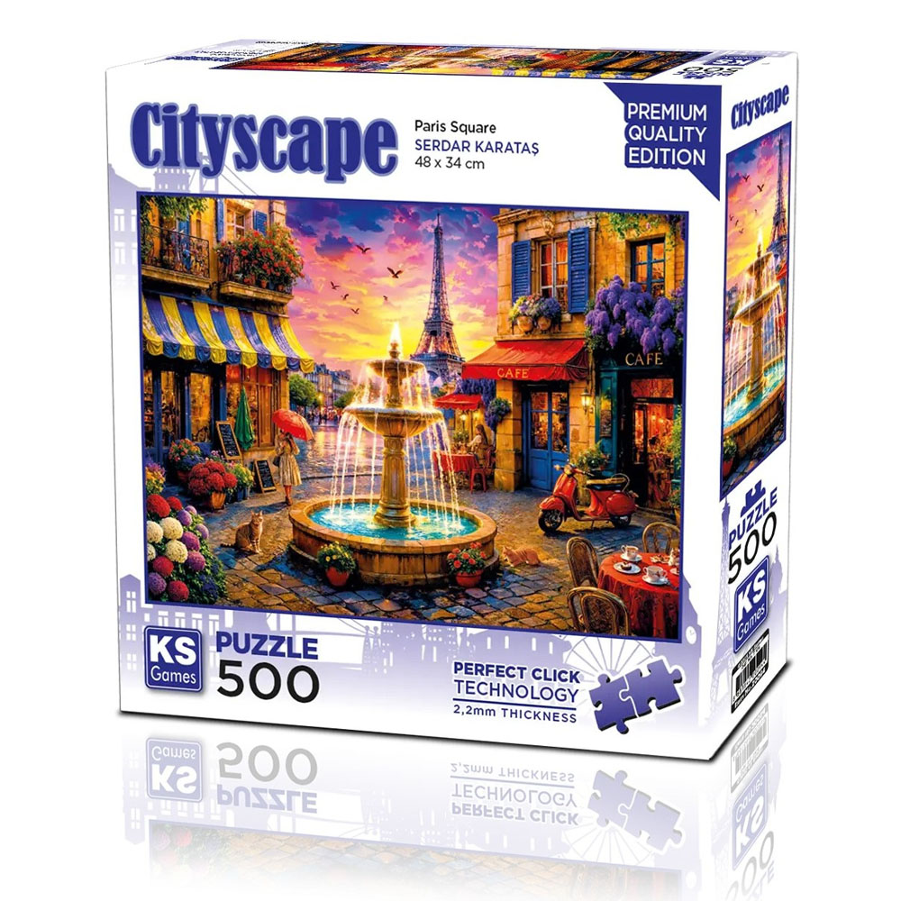 Ks Games Puzzle 500 Paris Square
