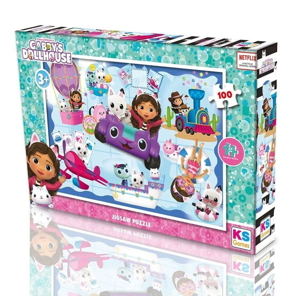 Gabbys Dollhouse Puzzle 100 Prç.