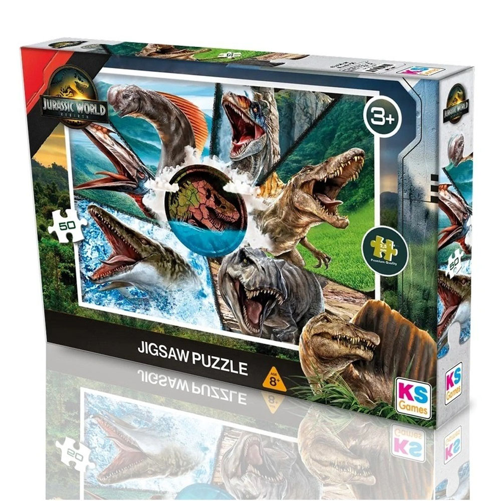 KS GAMES Ks Games Jurrasıc World Rebirth Puzzle 50 Prç.