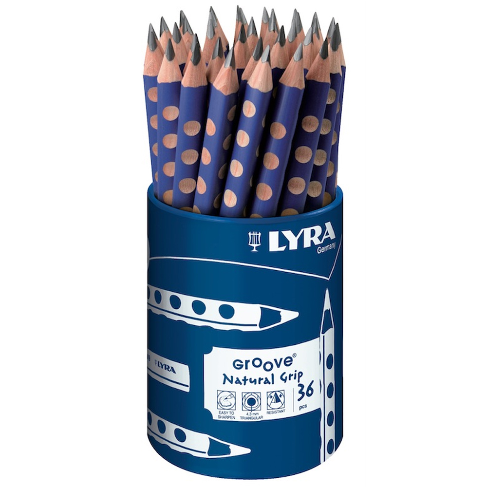 LYRA KURŞUN KALEM GROOVE GRAPHİTE 36LI POT - LACİVERT