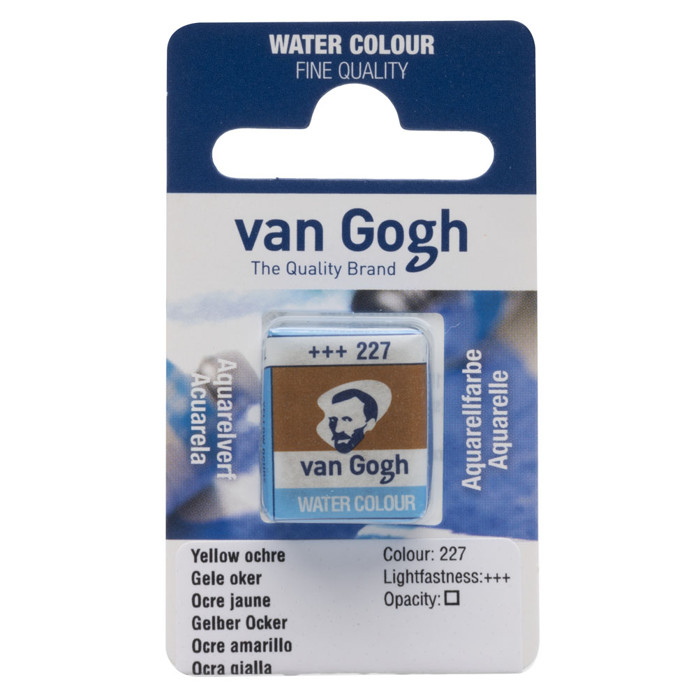VAN GOGH WATERCOLOUR PAN YELLOW OCHRE 227